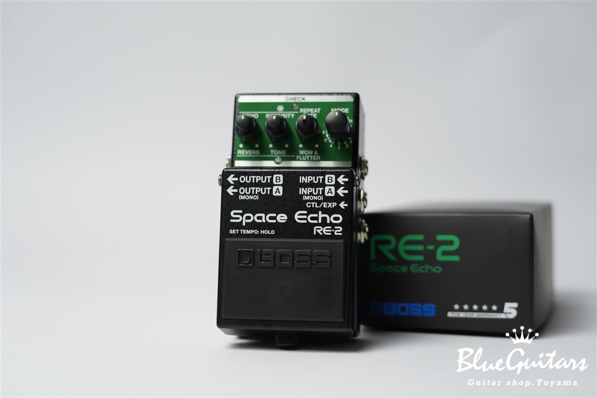 BOSS RE2 Space Echo Blue Guitars Online Store