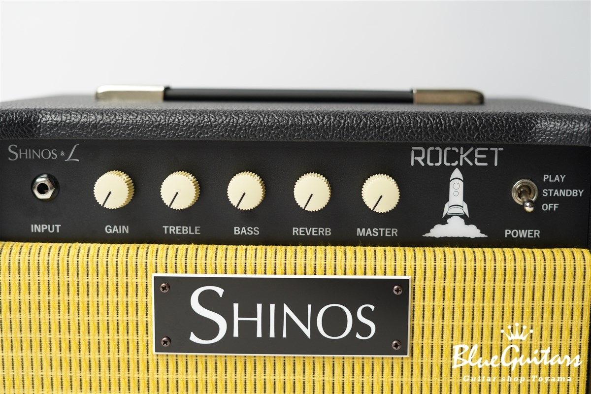 SHINOS Amplifier ROCKET HEAD【SHINOS & L】 6L6 - Black | Blue 