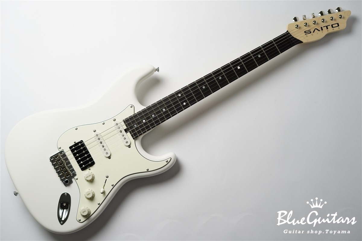 SAITO GUITARS S-622CS Alder/R - Chamonix White | Blue Guitars Online Store