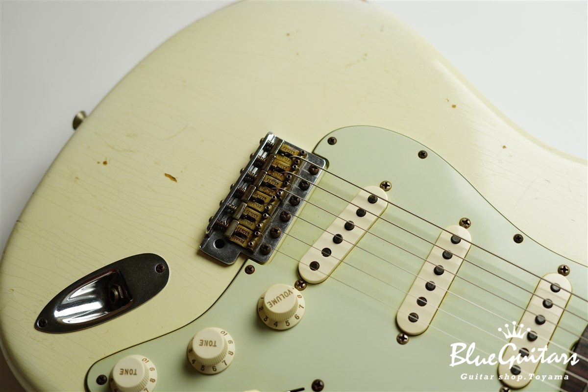 Fender Custom Shop 1960 Stratocaster Relic - Olympic White | Blue