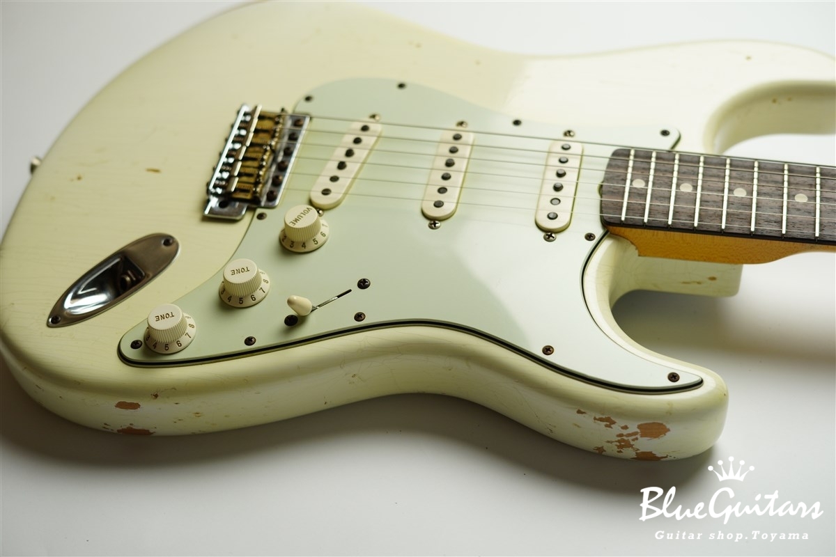 Fender Custom Shop 1960 Stratocaster Relic - Olympic White | Blue