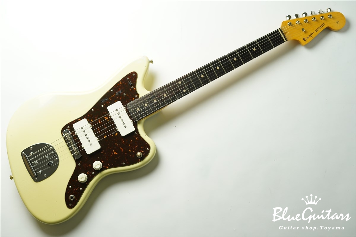 K.Nyui Custom Guitars KNJM Alder/Brazilian Rosewood - Olympic White  (Refinish) | Blue Guitars Online Store