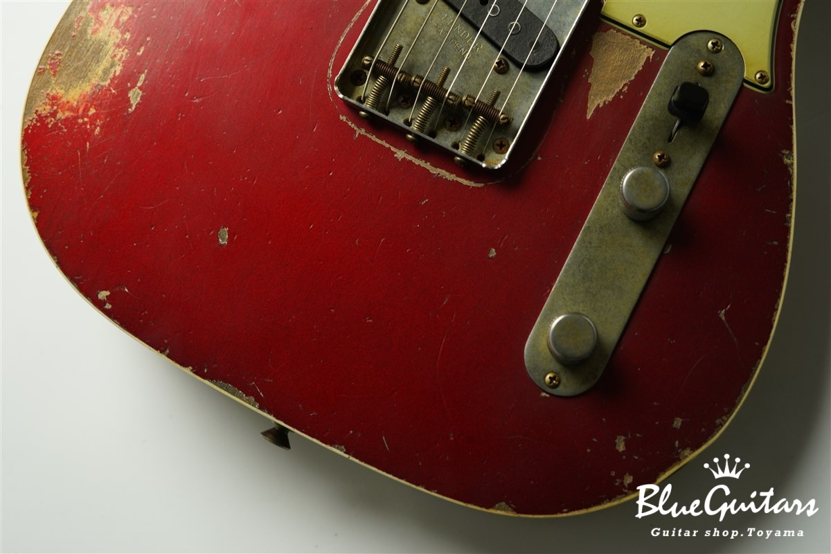 MBS 1959 Custom Telecaster Heavy Relic Masterbuilt by Vincent Van Trigt - Dark Candy Apple Red