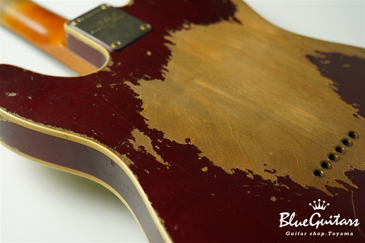 MBS 1959 Custom Telecaster Heavy Relic Masterbuilt by Vincent Van Trigt - Dark Candy Apple Red