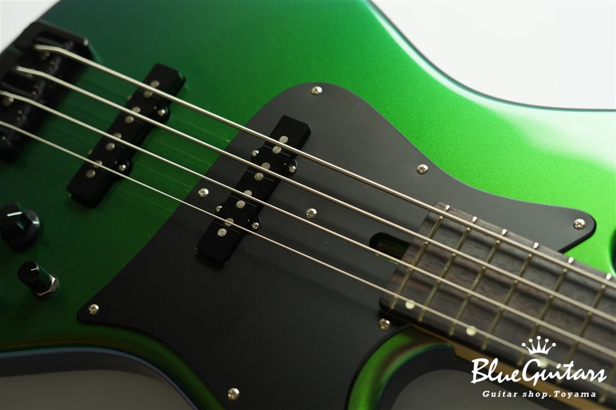Wood Custom Guitars Vibe-4 - MAZIORA Seyfert #186 | Blue Guitars