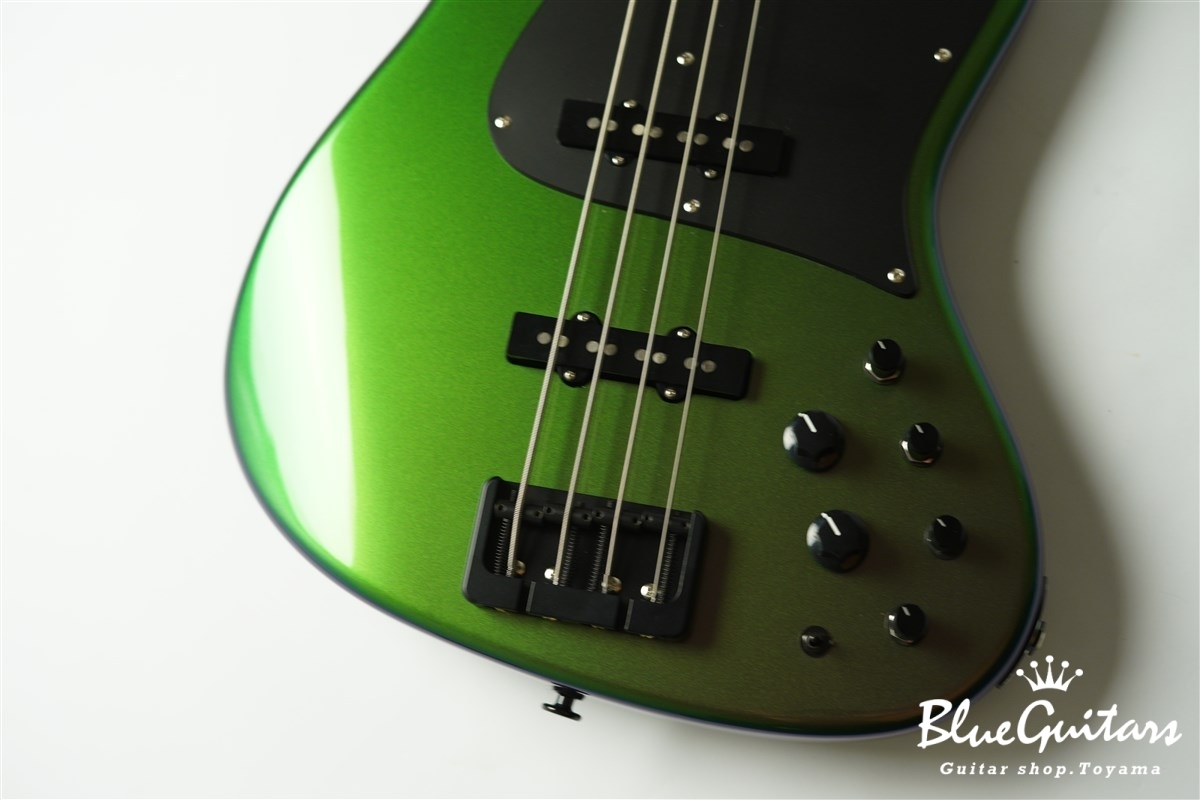 Wood Custom Guitars Vibe-4 - MAZIORA Seyfert #186 | Blue