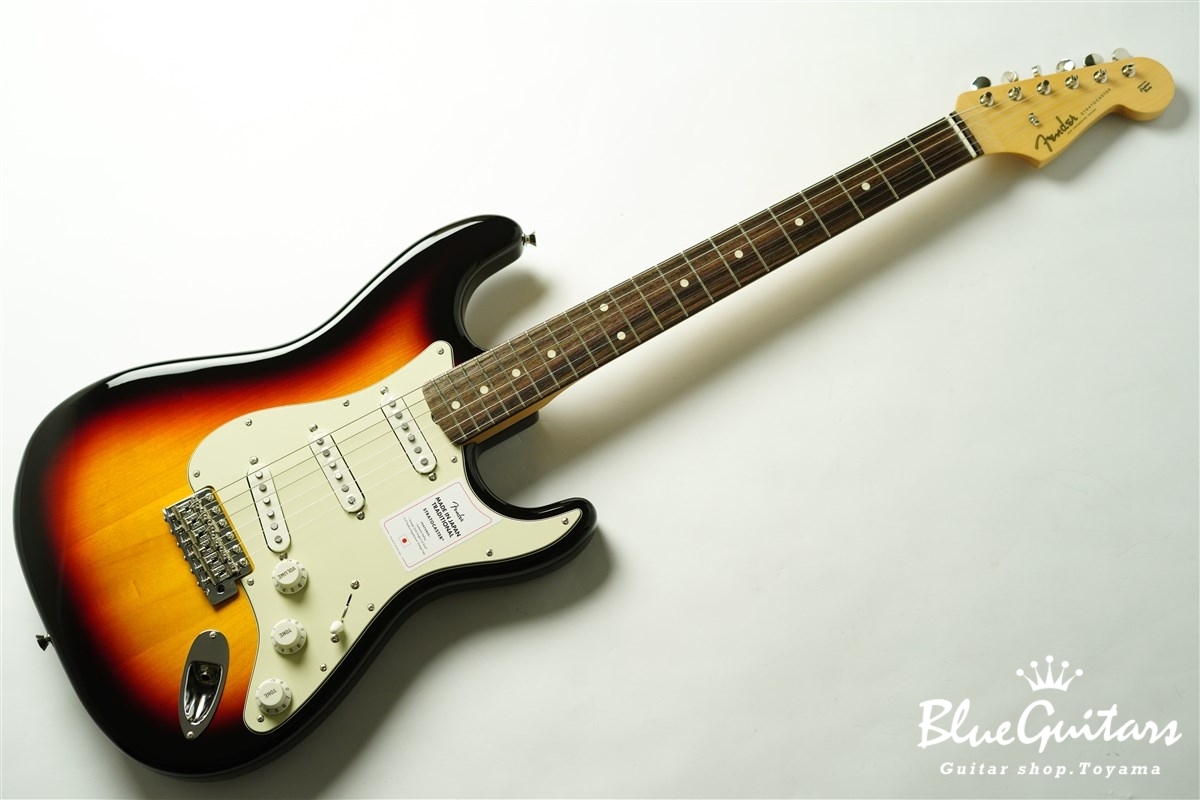 Store　Fender　Color　60s　Blue　Made　Sunburst　in　Online　Japan　Traditional　Stratocaster　Guitars