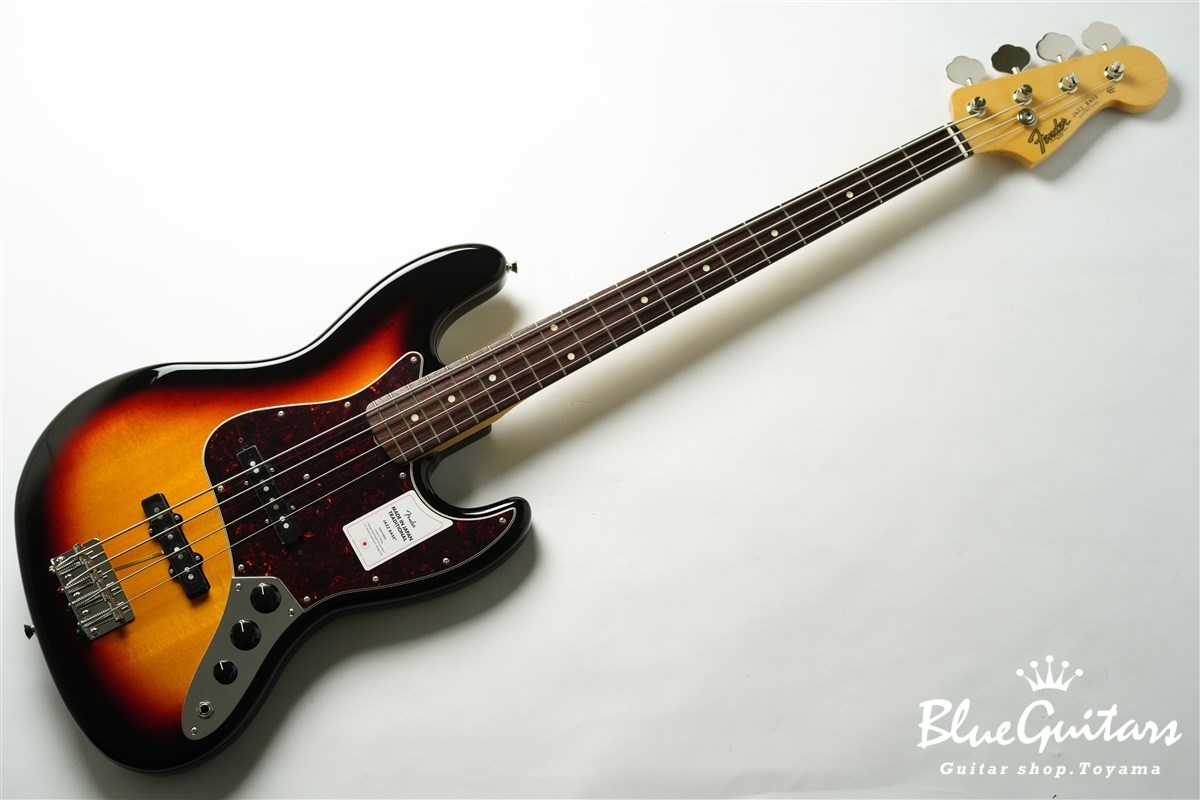 Fender Made in Japan Traditional 60s Jazz Bass - 3-Color Sunburst