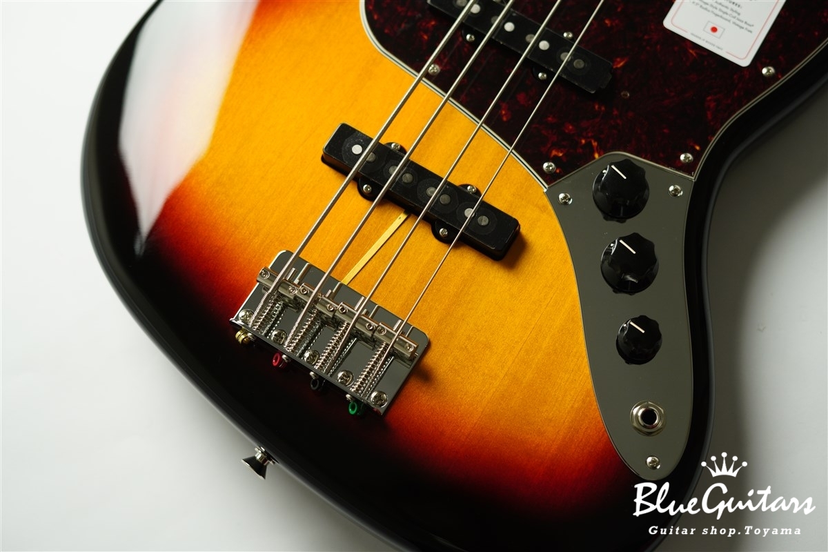 Fender Made in Japan Traditional 60s Jazz Bass 3-Color Sunburst Blue  Guitars Online Store