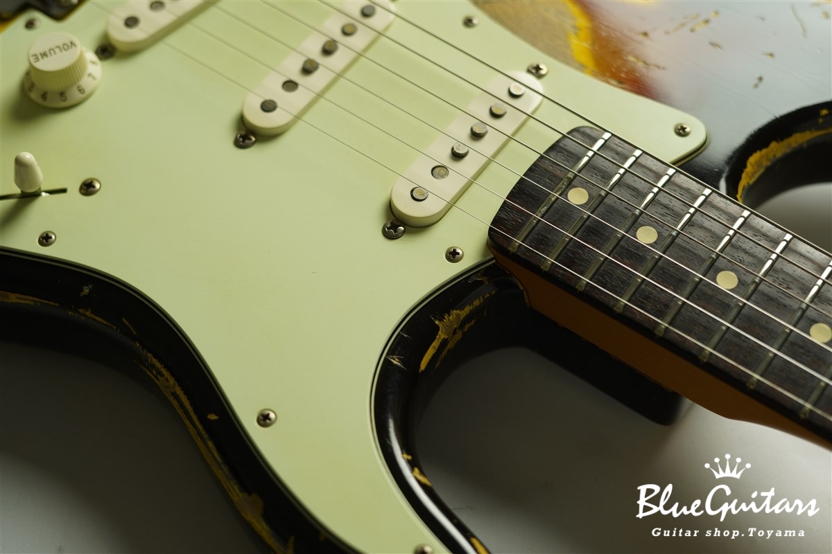 Fender John Mayer Stratocaster - 3-Color Sunburst (Refinish & Aged 