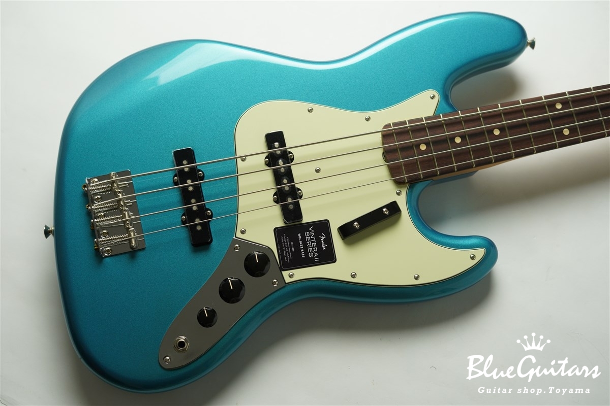 Fender Vintera II '60s Jazz Bass - Lake Placid Blue | Blue Guitars