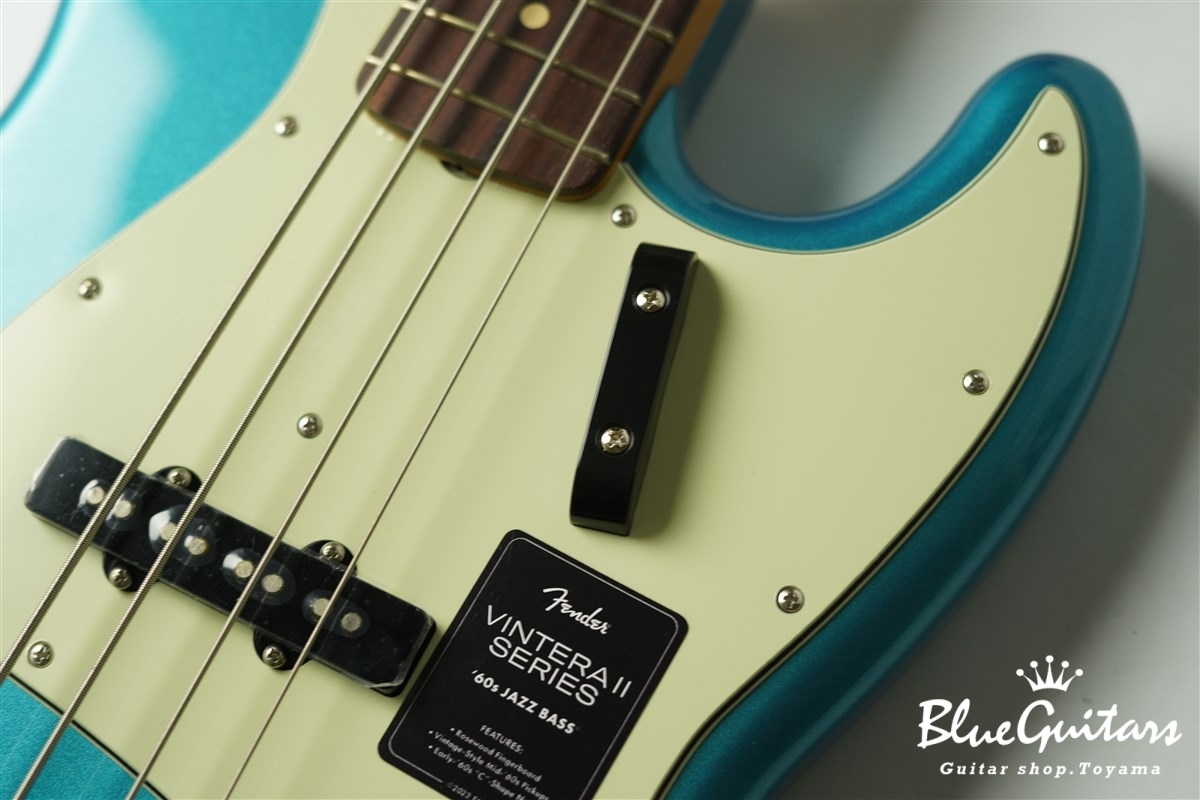 Fender Vintera II '60s Jazz Bass - Lake Placid Blue | Blue Guitars