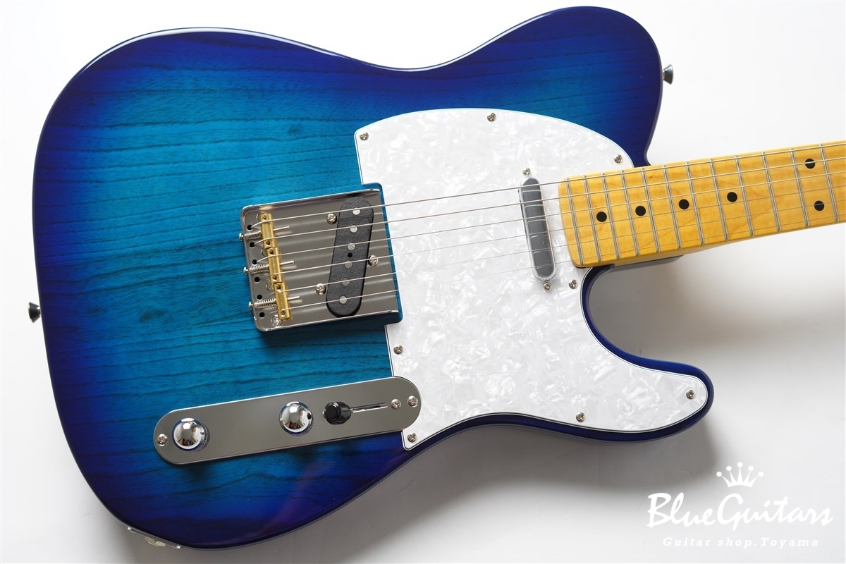 FUJIGEN NTE10MAH - See-Thru Blue Burst | Blue Guitars Online Store