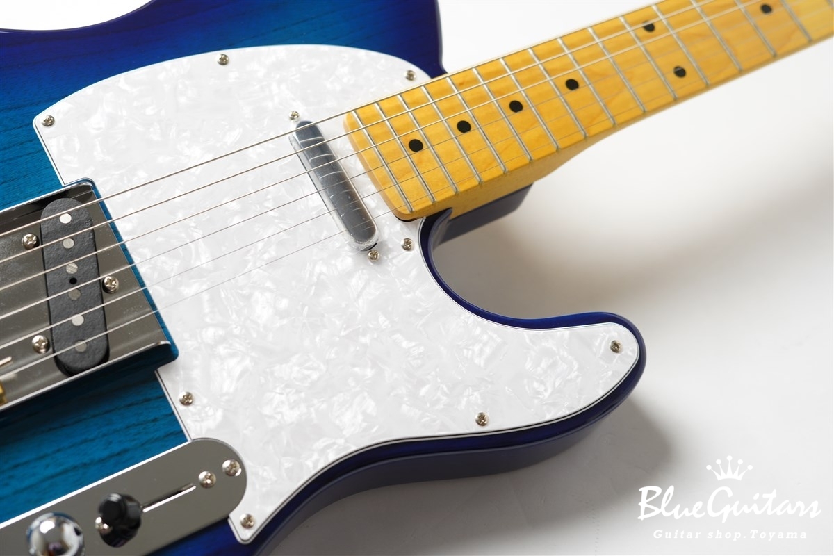 FUJIGEN NTE10MAH - See-Thru Blue Burst | Blue Guitars Online Store