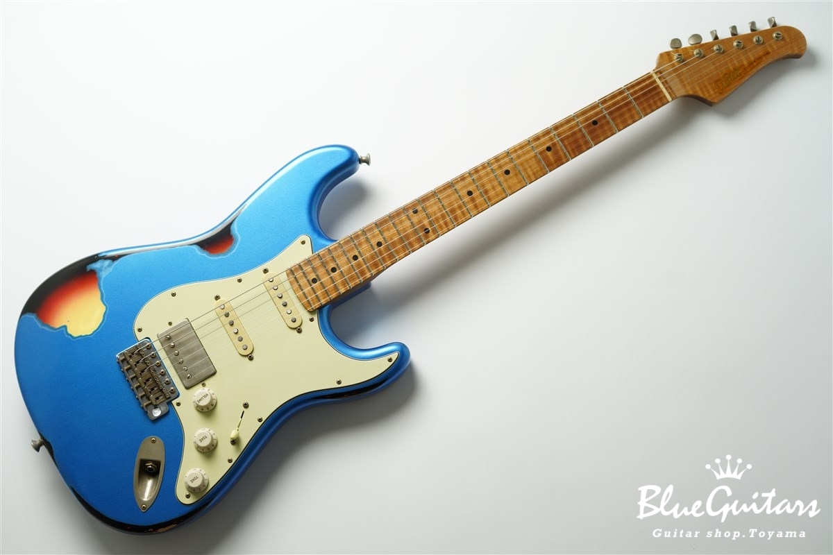 Xotic XSC-AH - Lake Placid Blue over 3TB Heavy Aged #3104 | Blue 