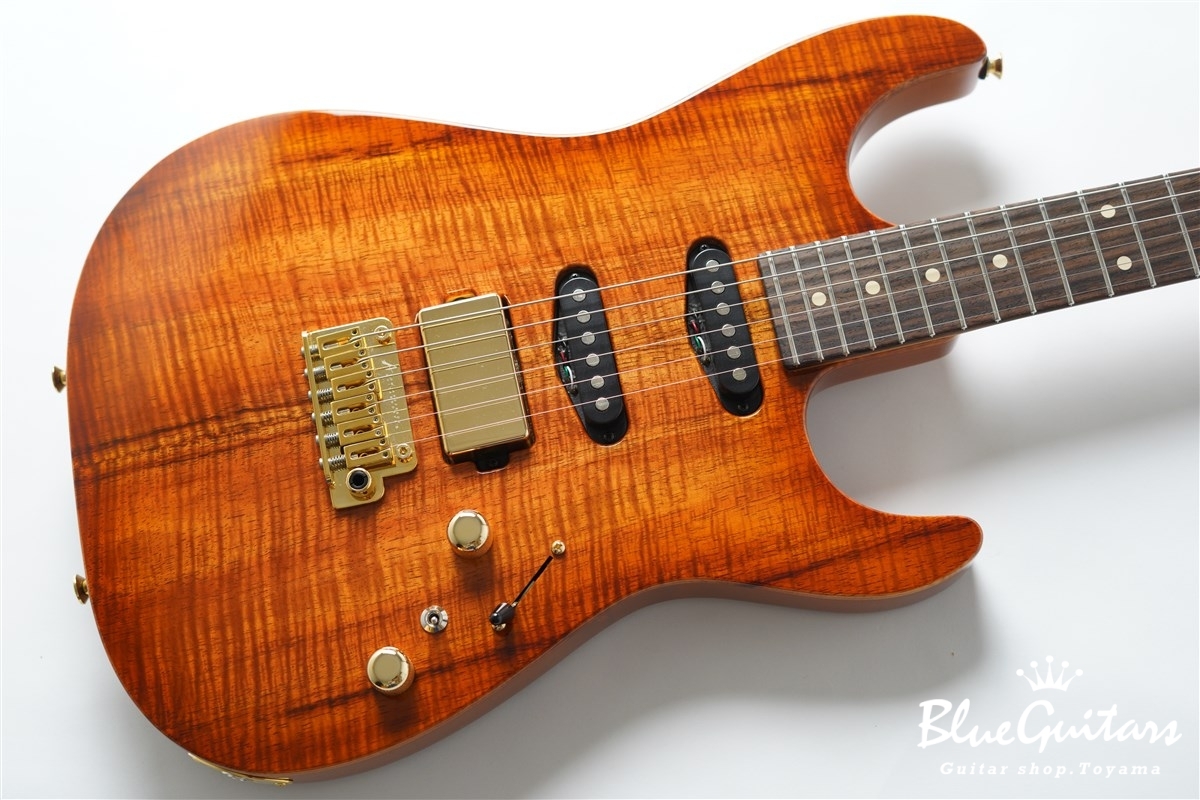 Tom Anderson Drop Top - Figured Koa Top, Honey Shaded Edge Tom Anderson Drop Top - Figured Koa Top, Honey Shaded Edge