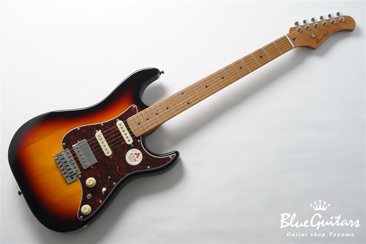 Bacchus GS-2DX RSM/M - 3 Tone Sunburst | Blue Guitars Online Bacchus GS-2DX RSM/M - 3 Tone Sunburst | Blue Guitars Online