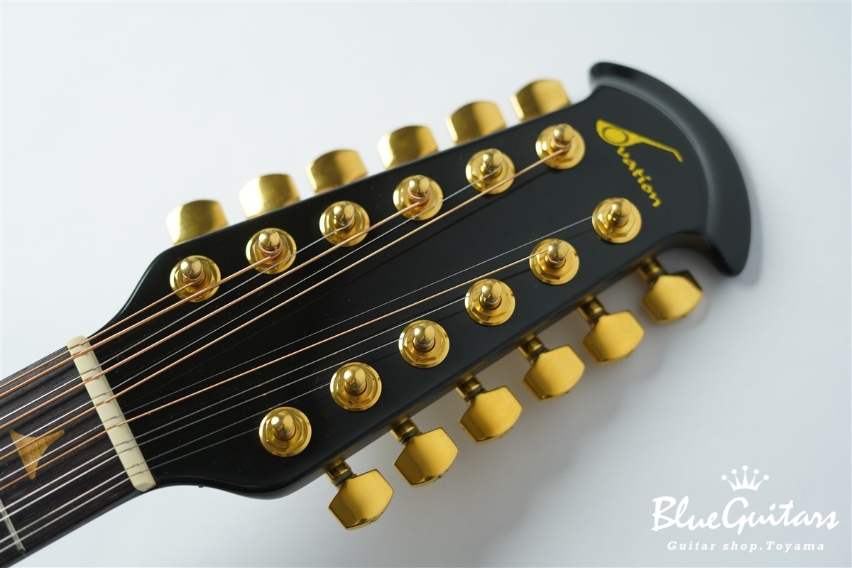 Ovation 1758 Elite 12 String - Black | Blue Guitars Online Store