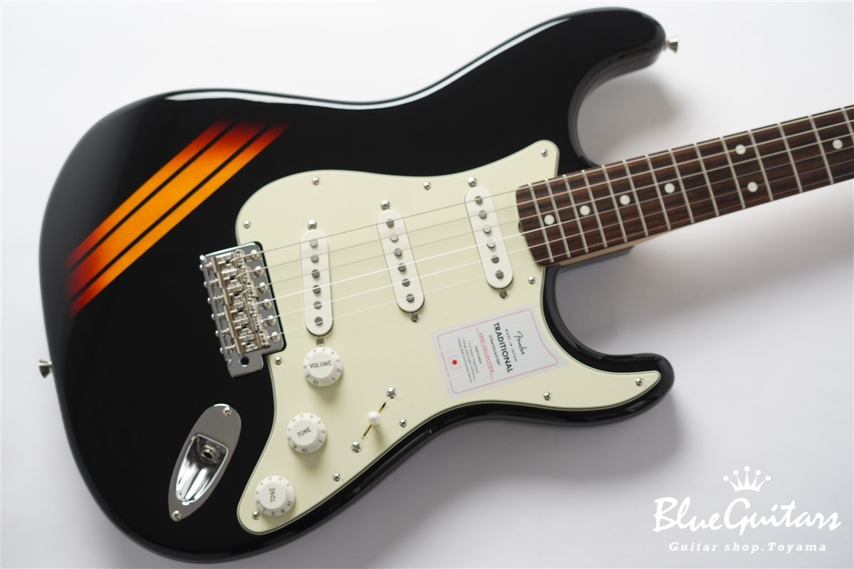 Made in Japan Traditional 2025 Collection ’60s Stratocaster - Competition Black / 3-Color Sunburst