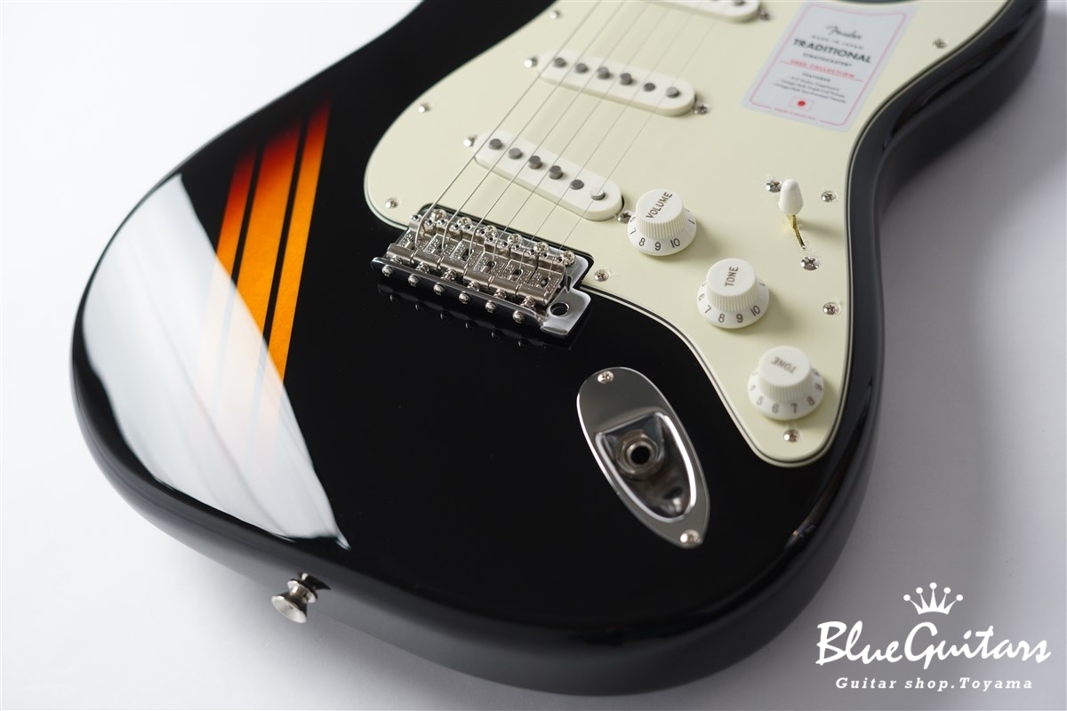 Made in Japan Traditional 2025 Collection ’60s Stratocaster - Competition Black / 3-Color Sunburst