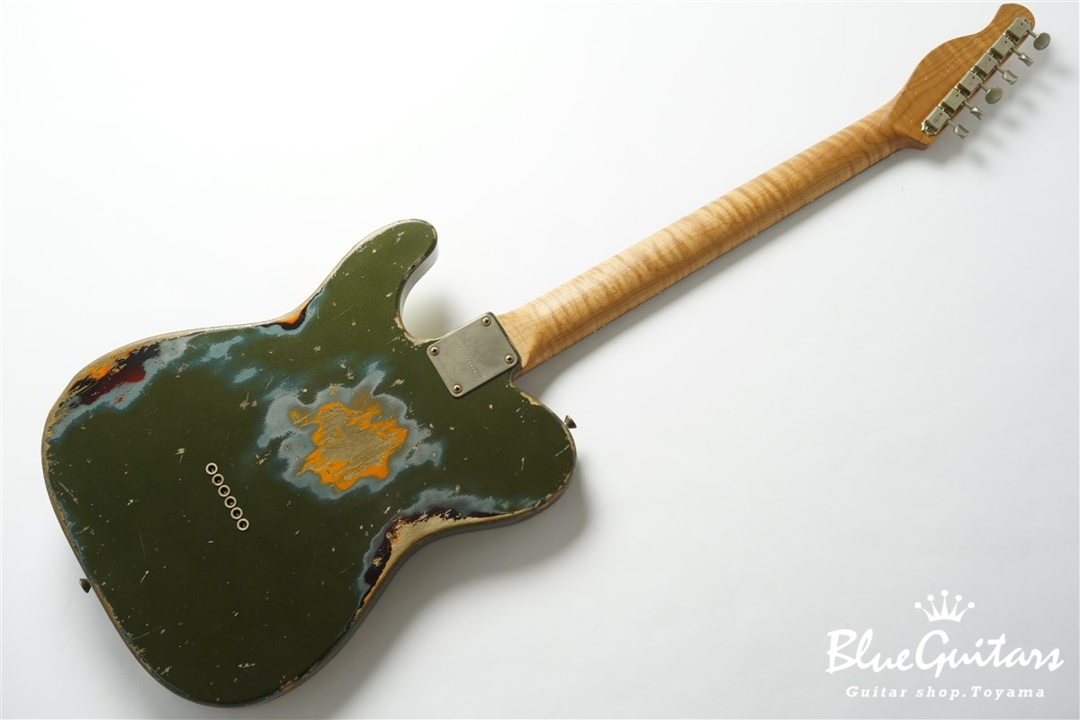 XTC-1 Vintage Charcoal Frost Metallic over 3 Tone Burst HA / Alder / Roasted Flame Maple #3911
