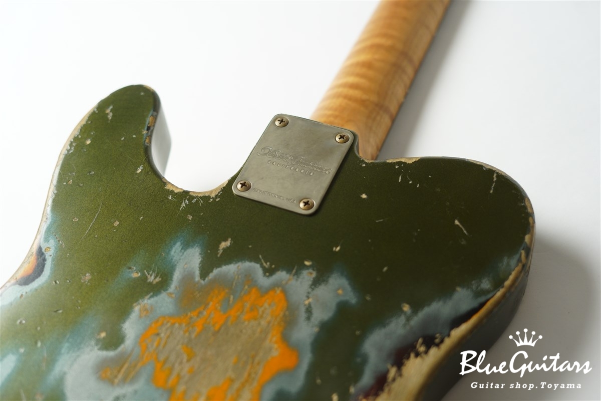 XTC-1 Vintage Charcoal Frost Metallic over 3 Tone Burst HA / Alder / Roasted Flame Maple #3911