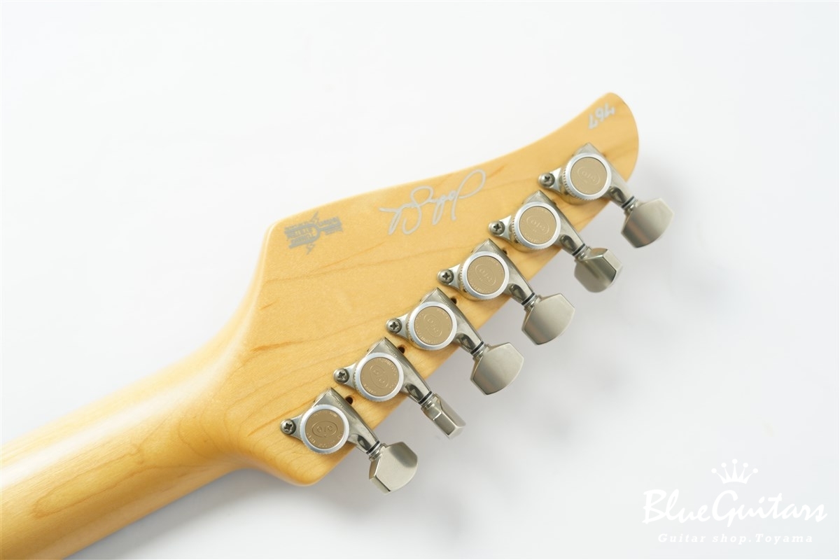 Standard Quilt Maple Top - Trans Honey / Matching Quilt Headstock
