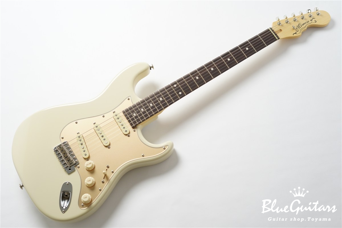 MC1-STD/R - Olympic White / Gold Acryl Pick Guard