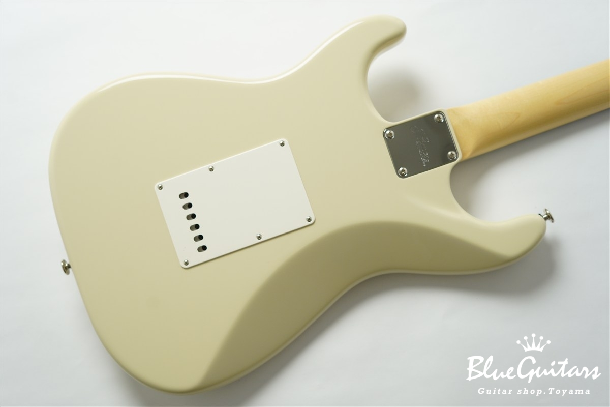 MC1-STD/R - Olympic White / Gold Acryl Pick Guard