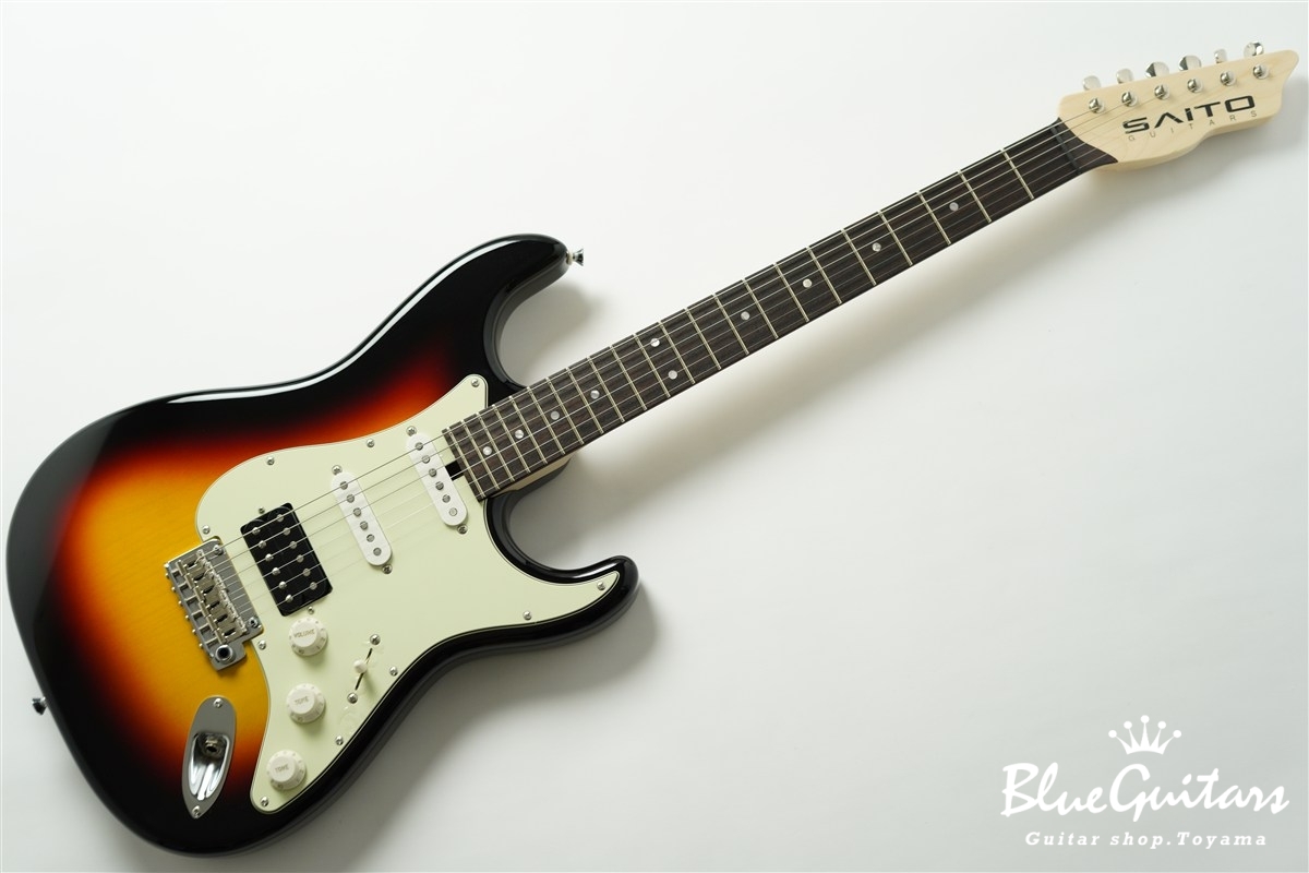 S-622CS Heritage Alder / Rosewood - 3 Tone Burst