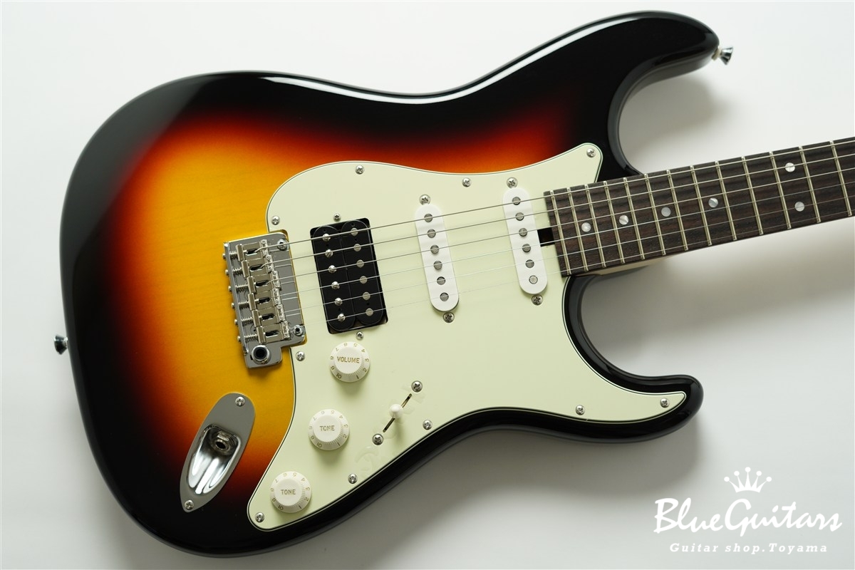 S-622CS Heritage Alder / Rosewood - 3 Tone Burst