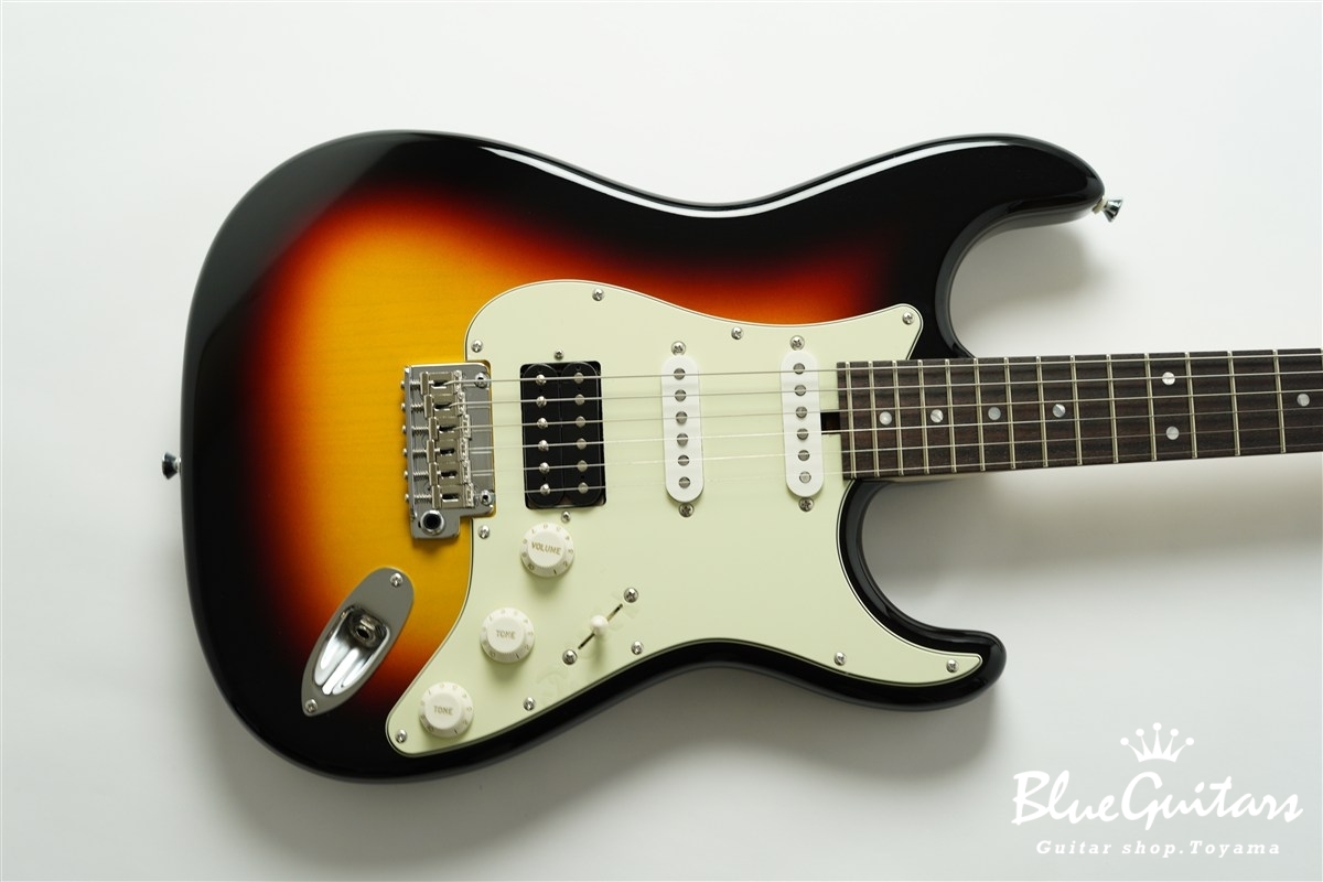 S-622CS Heritage Alder / Rosewood - 3 Tone Burst