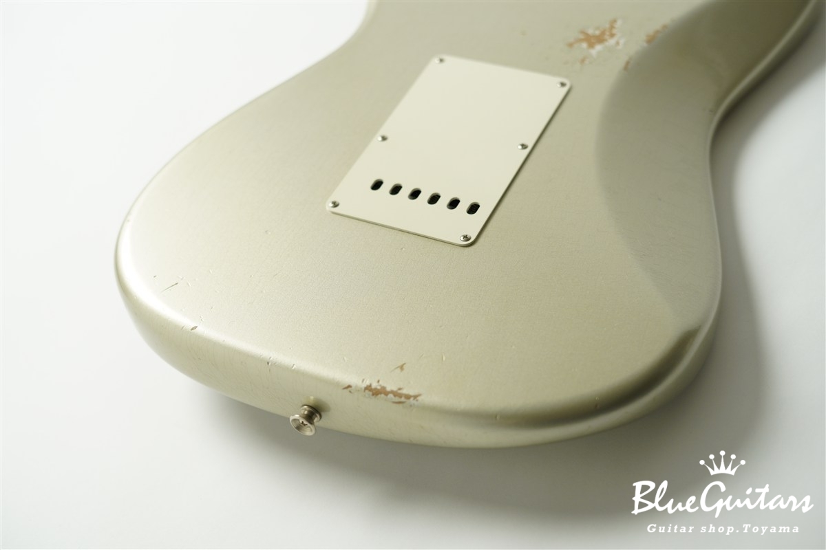 MBS 1961 Stratocaster Journeyman Relic Masterbuilt by Paul Waller - Inca Silver