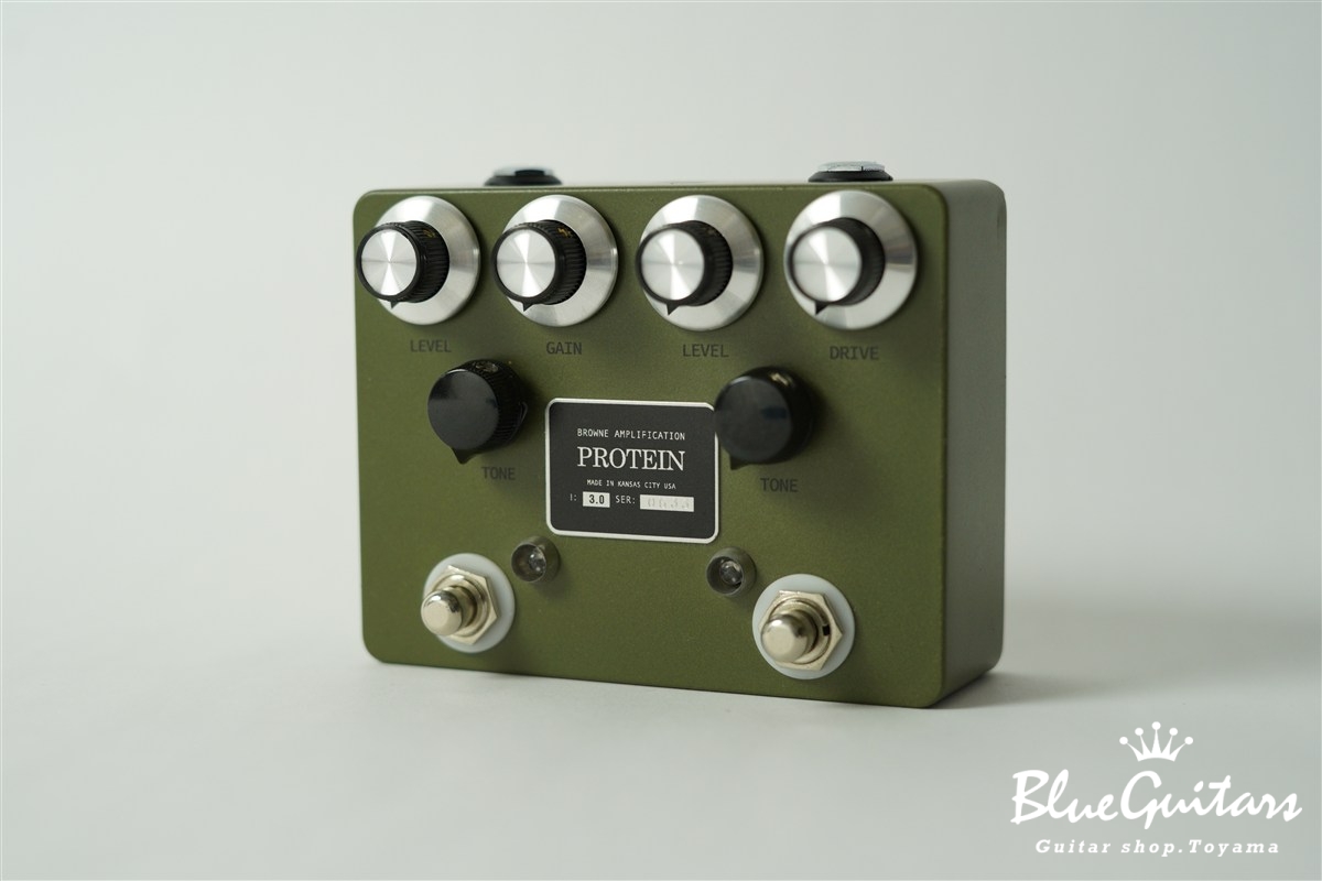 BROWNE AMPLIFICATION Protein Dual Overdrive V3 | Blue Guitars
