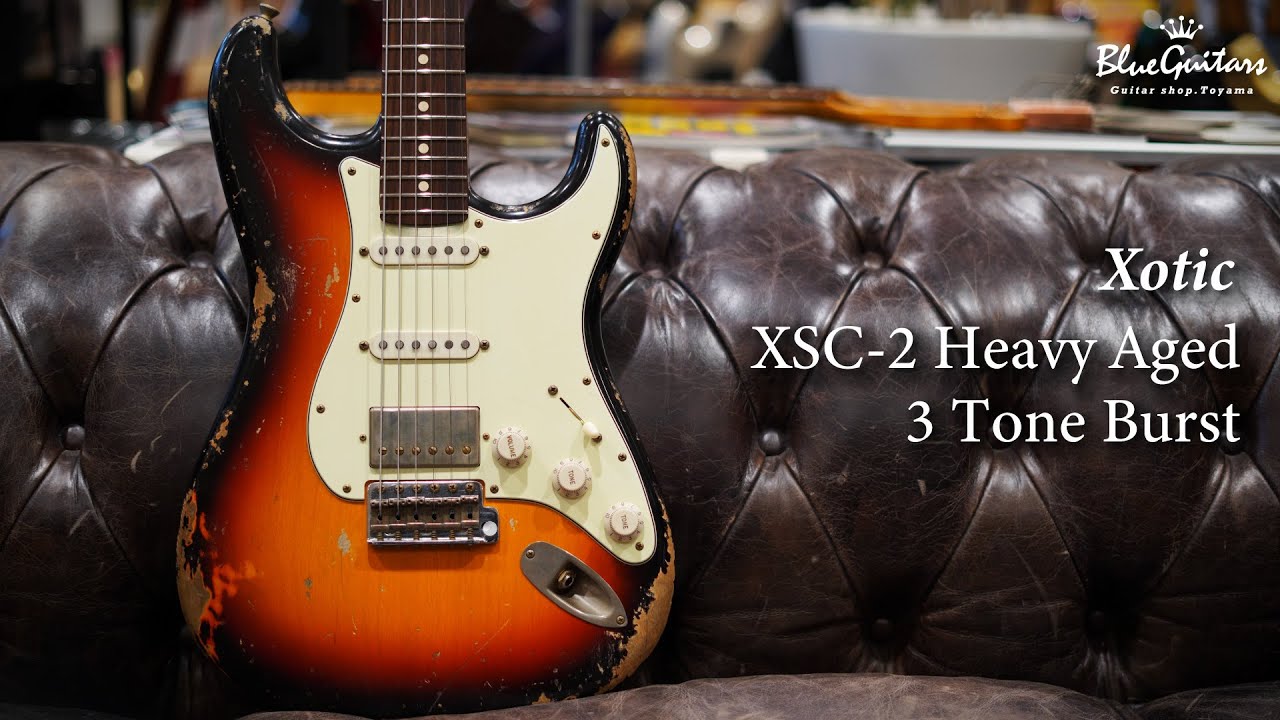 XSC-2 - 3 Tone Burst Heavy Aged / Alder / RM-R #3289