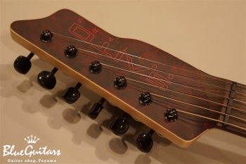 S-622 Ash/R - Red Granite w/Matching Head & Red Line Logo & Luminlay Side Dot & MG-T