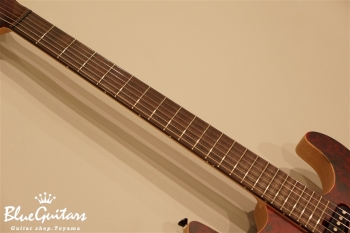 S-622 Ash/R - Red Granite w/Matching Head & Red Line Logo & Luminlay Side Dot & MG-T