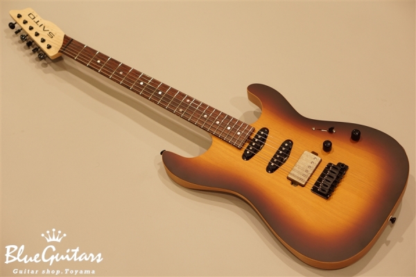 S-622 Alder/R - Burnt w/Luminlay(Side),White Pearl(Face)Dot & MG-T