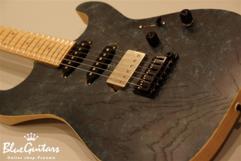 S-622 Ash/M - Navy Granite w/Matching Head & White Line Logo & Abalon Dot & MG-T