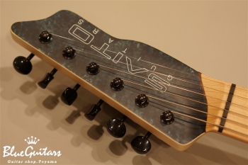 S-622 Ash/M - Navy Granite w/Matching Head & White Line Logo & Abalon Dot & MG-T