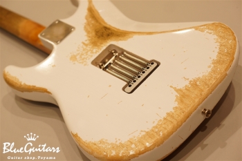 Model S. #010 Heavy Aged - Olympic White with Orii Blue