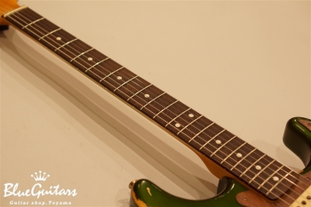 Model S. #007 Heavy Aged - Candy Apple Green with Copper Red