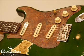 Model S. #007 Heavy Aged - Candy Apple Green with Copper Red