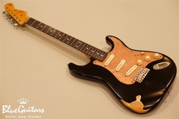 Model S. #005 Medium Aged - Black with Copper Pink