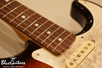 Model S. #004 Medium Aged - 3Tone Sunburst with Antique Silver