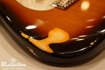 Model S. #004 Medium Aged - 3Tone Sunburst with Antique Silver