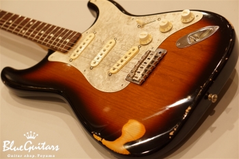 Model S. #004 Medium Aged - 3Tone Sunburst with Antique Silver