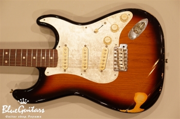 Model S. #004 Medium Aged - 3Tone Sunburst with Antique Silver