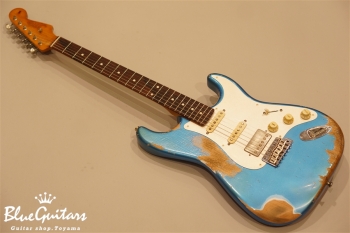 Model S. #003 Heavy Aged - Lake Placid Blue with Silver