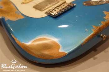 Model S. #003 Heavy Aged - Lake Placid Blue with Silver